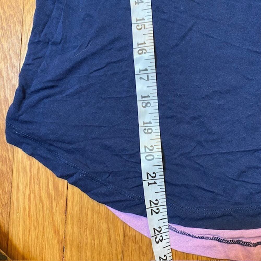 Plains and Prints Womens Size 6 Blue Purple Tank Top Shirt Cotton Polyester - Picture 8 of 8